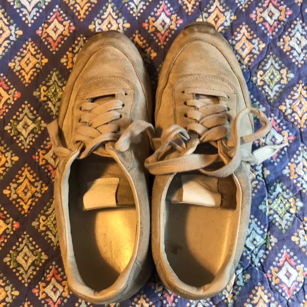 Rag and Bone Grey Suede Sneakers